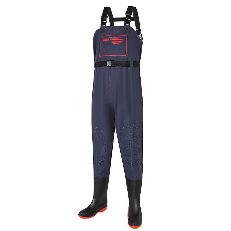 Aquaculture Work Overalls: Durable One-Piece Bib Waders for Labor Protection