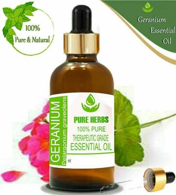 Pure Herbs Geranium Čistý a prírodný esenciálny olej Pelargonium graveolens A684 TDN2609.3- o 15 % menej