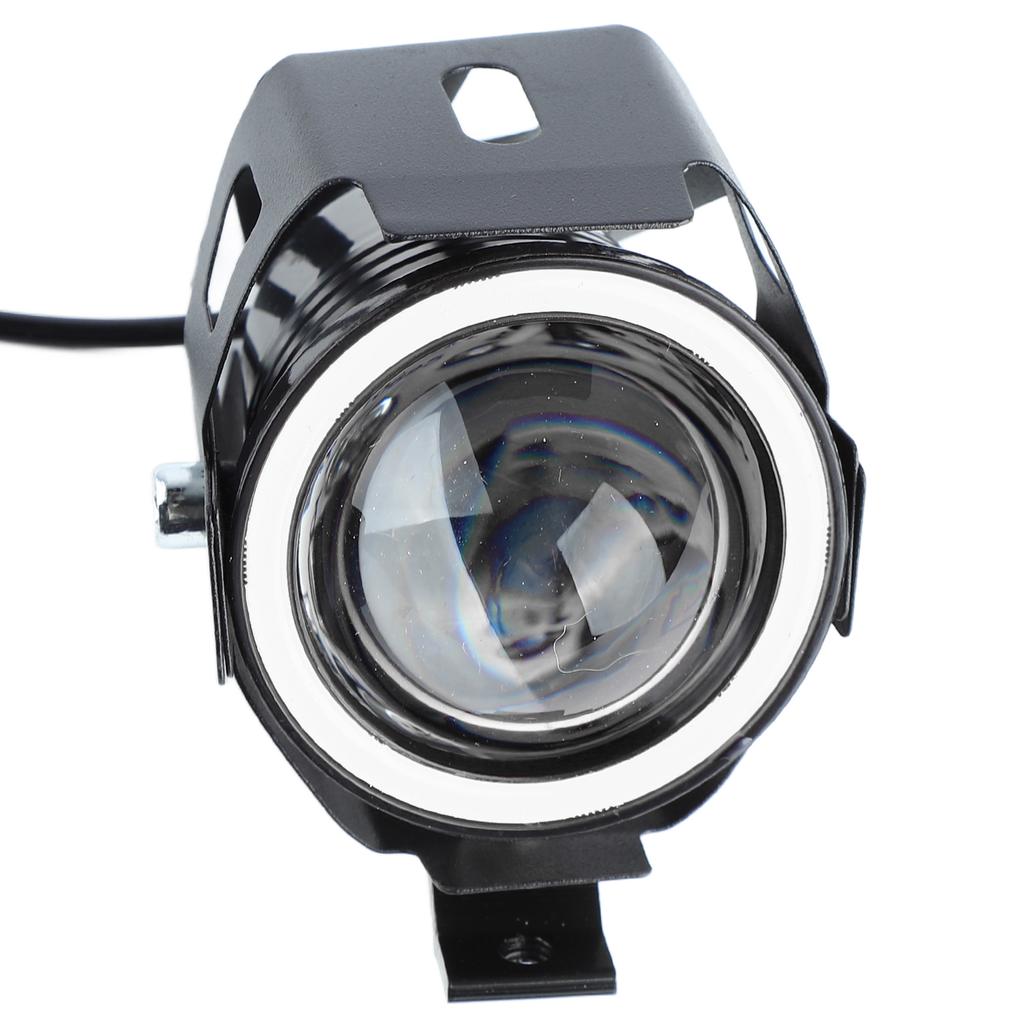 Motorcycle Headlight 4 Lighting Modes Unique Aperture 12 to 60V Shockproof Front LED Spotlights for