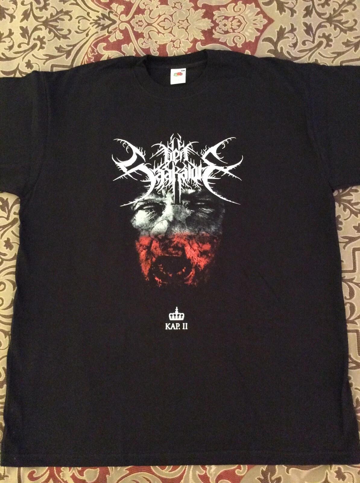 DEN SAAKALDTE Kap II Shirt XL, The Chasm, Inquisition, Urgehal, Urfaust L