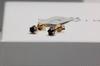 Gold Earrings with Sapphires