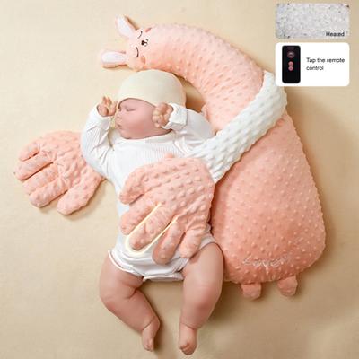 Coussin Anti-Sursaut pour Bébé, Jouet Apaisant à Tapoter avec Coussinet de Paume Apaisant, Compagnon de Sommeil pour Nouveau-nés