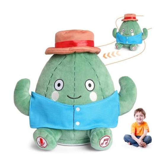 MIAODAM Moving Toy, Dancing, Moving, Talking Toy, Birthday Present, Singing Dancing Cactus, Children s Day, Christmas Skit, New Year s Decoration,