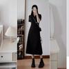 Black Polo Collar Dress, High-end Design Sense, Niche Temperament, Thin French Casual Dress, Children's Summer New Models