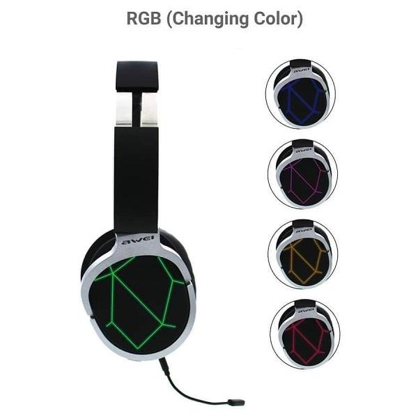 Słuchawki gamingowe Bluetooth AWEI A799BL Nauszne Czarny