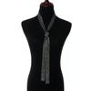 European & American Rhinestone Mesh Tie - Trendy Nightclub Accessory with Sequins, 130cm