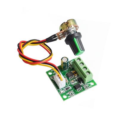 1.8V 3/5/6/12 V 2A PWM Regulace otáček DC motoru s potenciometrovým spínačem