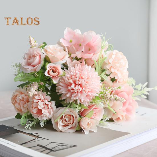 Artificial Flower Handmade Decorative Faux Silk Flower Nonfading 7