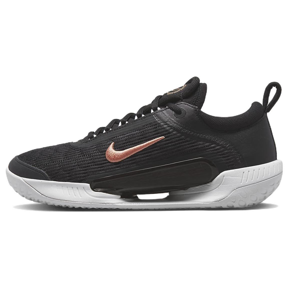 NikeCourt Zoom NXT Black Metallic Red Bronze Women Sneakers White DV3282-001 38