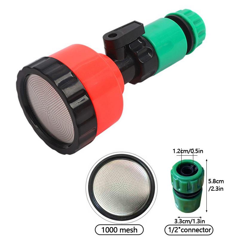 1000 Mesh Garden Sprinkler Heads Greenhouse Nursery Flower Watering Sprinkler Garden Irrigation Car Washing Watering Sprinkle