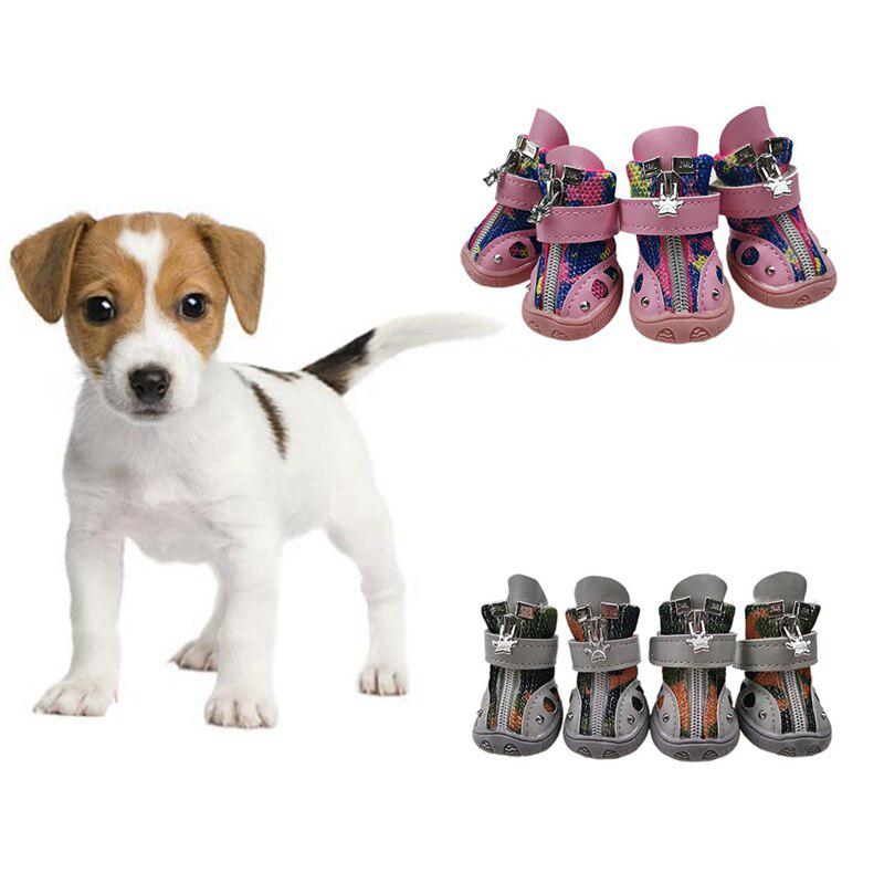 mesh dog shoes