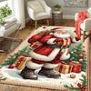 1Pc Christmas Santa Claus Gifts Rug Office Carpet Indoor Outdoor Doormat Nonslip Soft And Comfortable Living Room Christmas Halloween Gift D91838