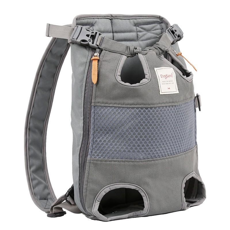 Breathable Mesh Pet Carrier Backpack French Bulldog Teddy Dog Cat Lightweight Front Chest Bag Travel Outdoor Use