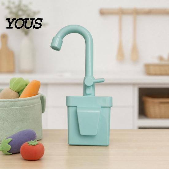 Leak-proof Kids Faucet Pretend Play Sink Toy Replacement, Electric Water Circulation Child Safe Kitchen for Kitchen, Dishwasher Role Interactive