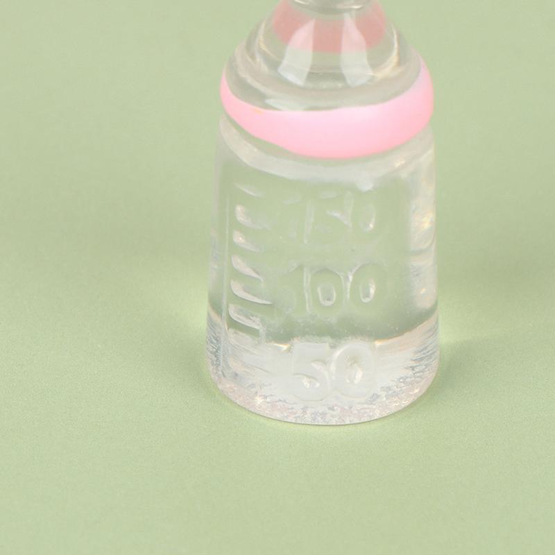 1:12 Puppenhaus Miniatur Babyflaschen Schnuller Lätzchen Set Kinderzimmer Zubehör Geschenk