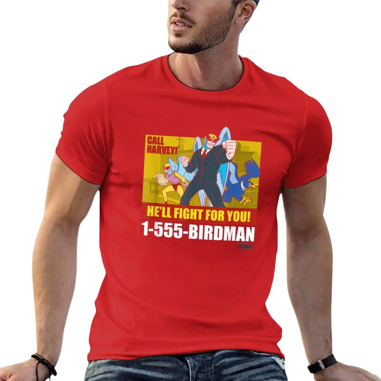 New Harvey Birdman Attorney at Law Birdman Ad TShirt summer clothes anime clothes men t shirts S
