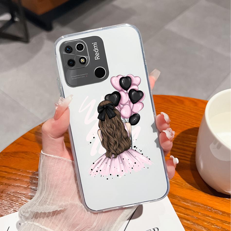Covers For Redmi 10C Case Stylish Fun Soft Transparent Slim Silicone Anti Drop Phone Shell For Xiaomi Redmi 10 C Bumper Fundas