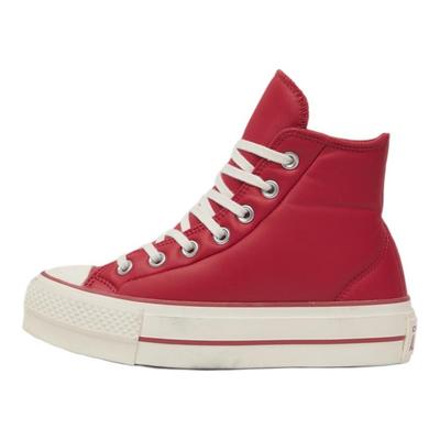 All Star Lift Comfortable Non-Slip Durable High-Top Skate Shoes Women Sneakers Red A11161C