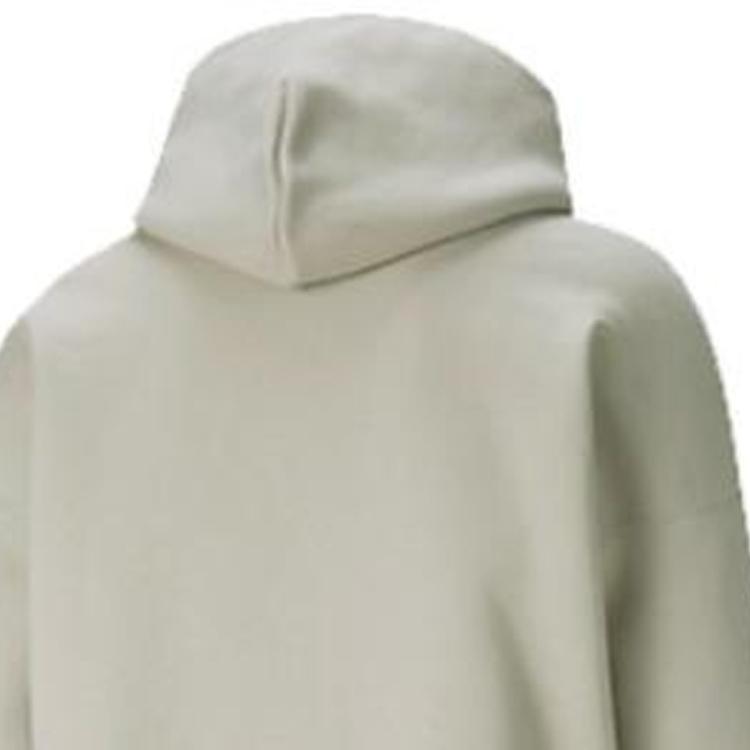 Puma Solid Color Logo Pullover Hoodie Unisex Tops Cactus 534364-41