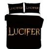 Set di biancheria da letto a tre pezzi Eaby Home Textile Serie Lucifer