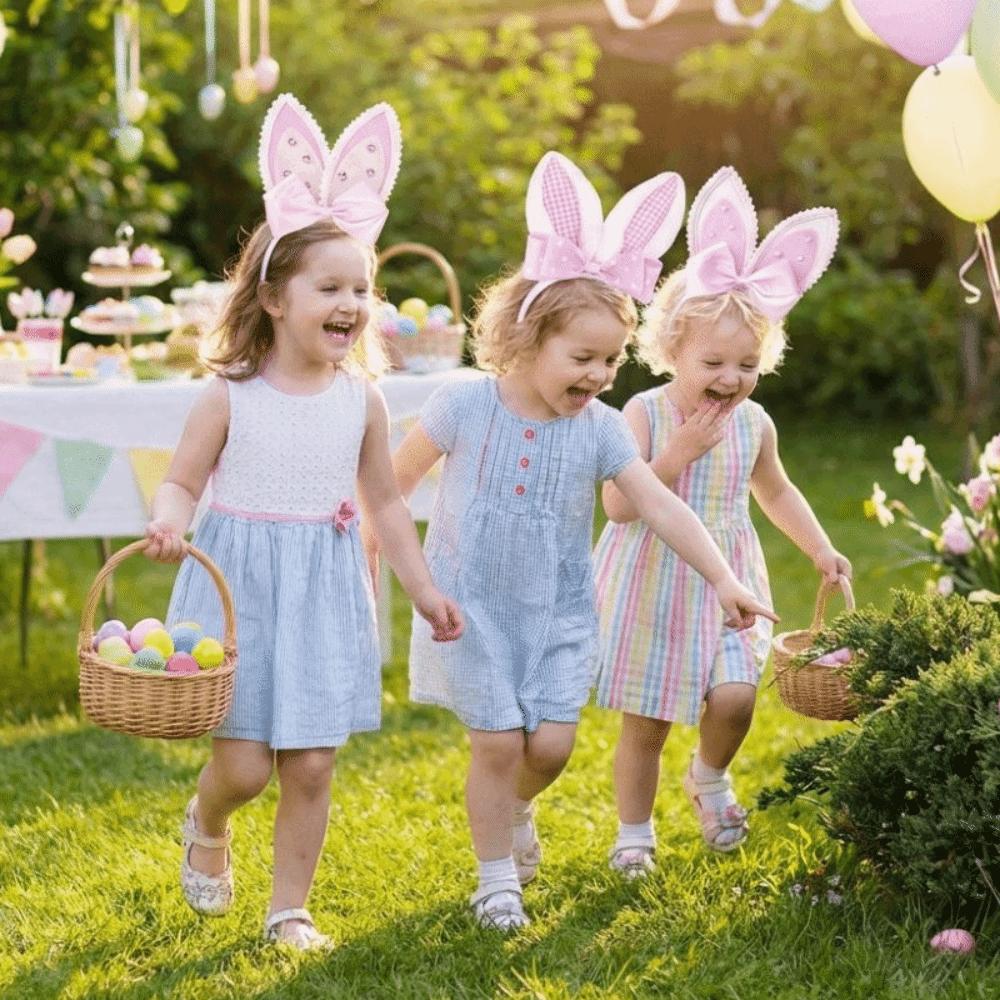Non-slip Bunny Ear Headband Long Ears Bunny Head Wear Cute Rabbit Ear Hair Hoop  Photo Props