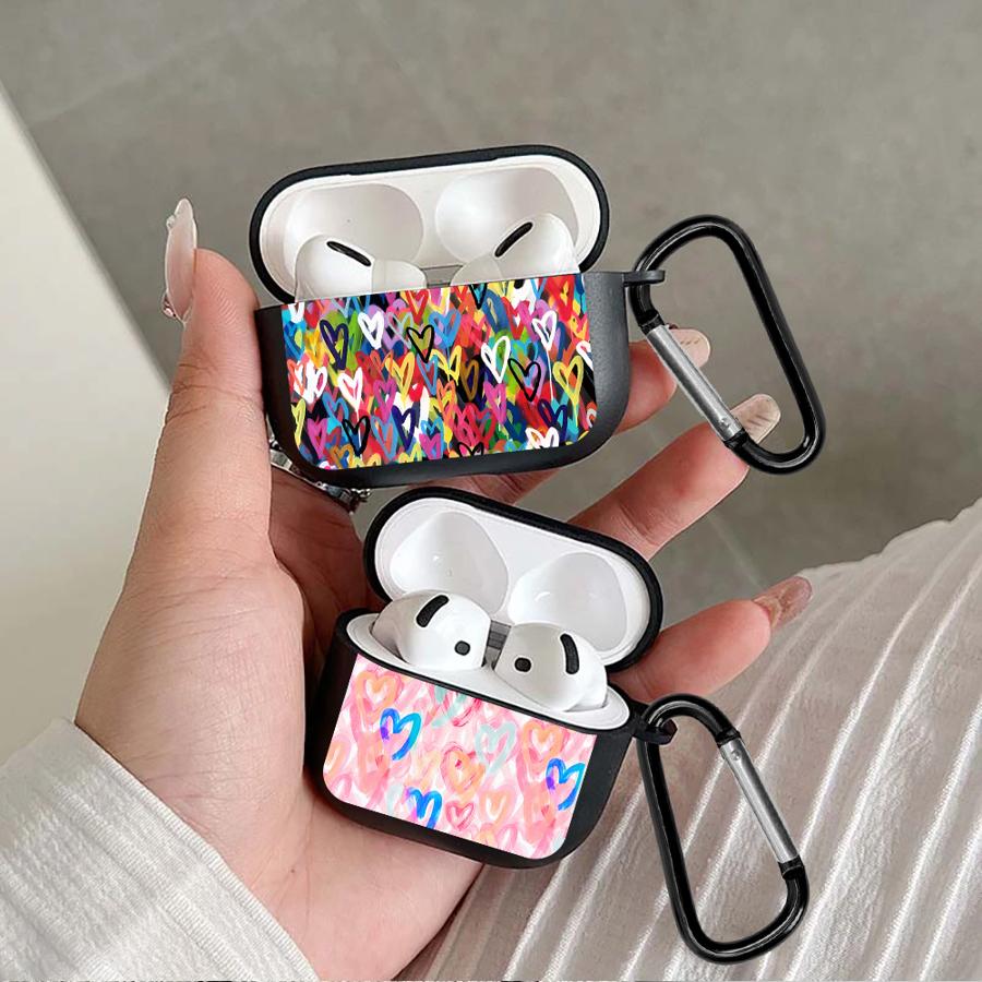 Earphone Cases Cover Case For Airpods 1 Pro3 4 3 2 Pro2 Pro Color Love