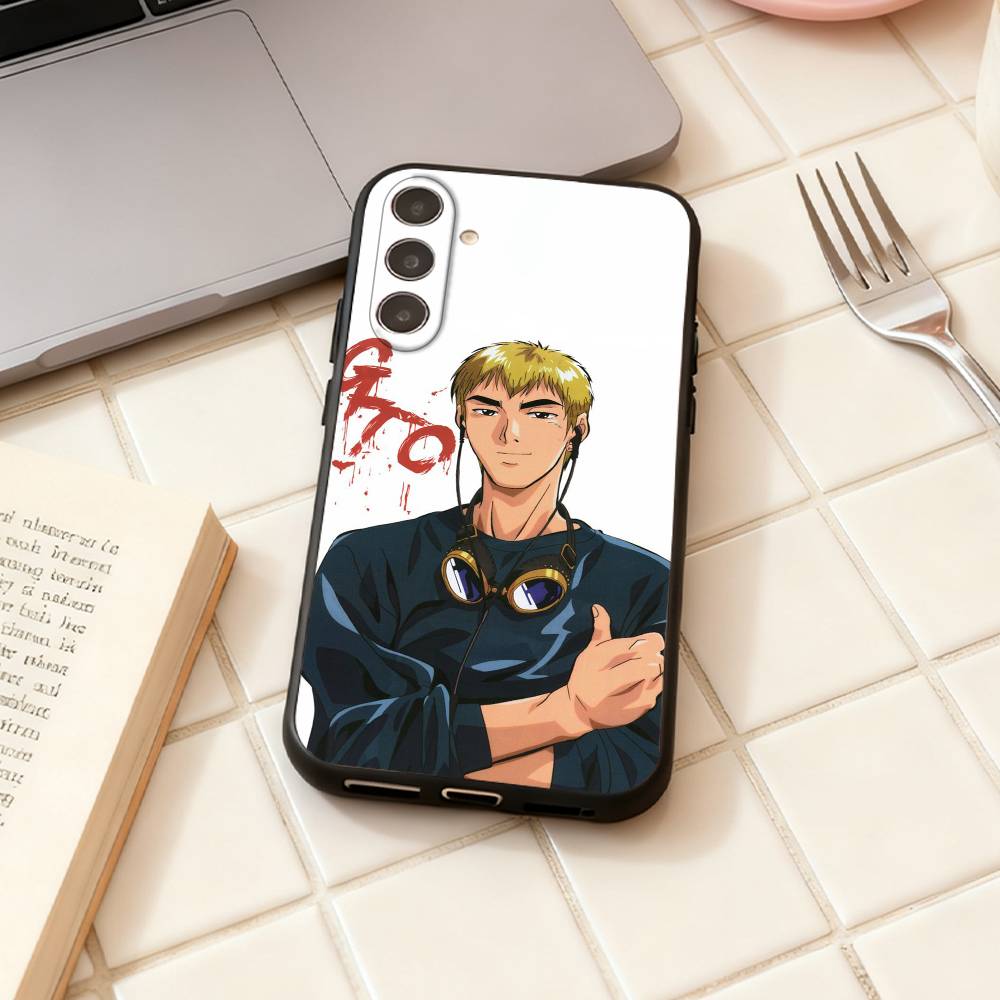 Great T-Teacher Onizukas Anime phone Case For Samsung Galaxy A73,A72,A71,A70,A53,A52,A51,Others Soft Black Shell