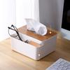 Tissue Box Cover PP Fiberboard Simple Fashionable Facial Paper Dispenser Box for Bedroom Living Room Kitchen