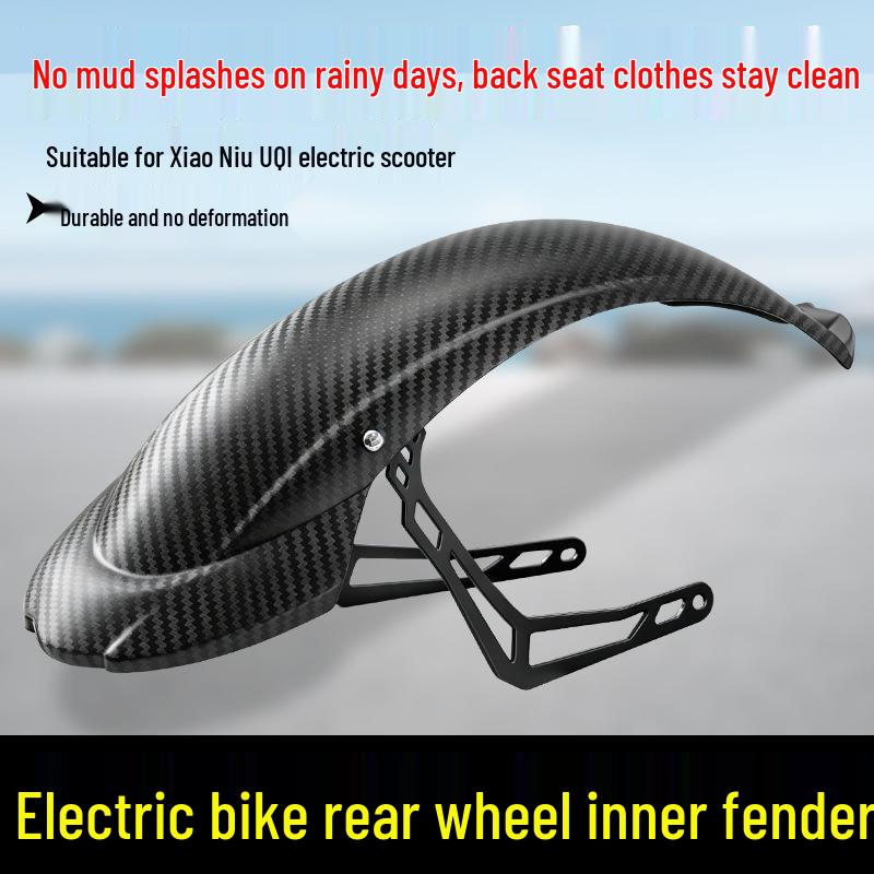 Thickened ABS Rear Fender Mudguard for Niu UQI Electric Scooter