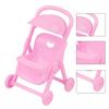 Simulation Baby Trolley Anti-deformed Creative Plastic Baby Pink Doll Stroller Shooting Props