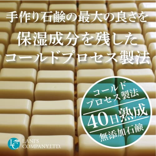 Plus for Planning Handmade Horse Oil Soap (Unscented) 90g x 2/Contains 45% of 100% Japanese Horse Oil in Soap Cold Process Manufacturing Dry Skin Sens
