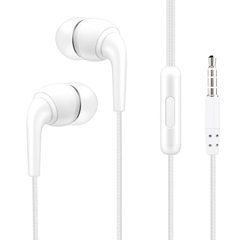 3.5Mm Macaron In-Ear Wired Headphone For Music Calls With Mic Gaming Earphones Business Simple Multi-Color  Earphones