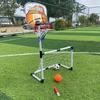 2-in-1 Football Goal and Orange Basketball Hoop, Perfect As Gifts for Halloween, Christmas, Thanksgiving and Birthdays.