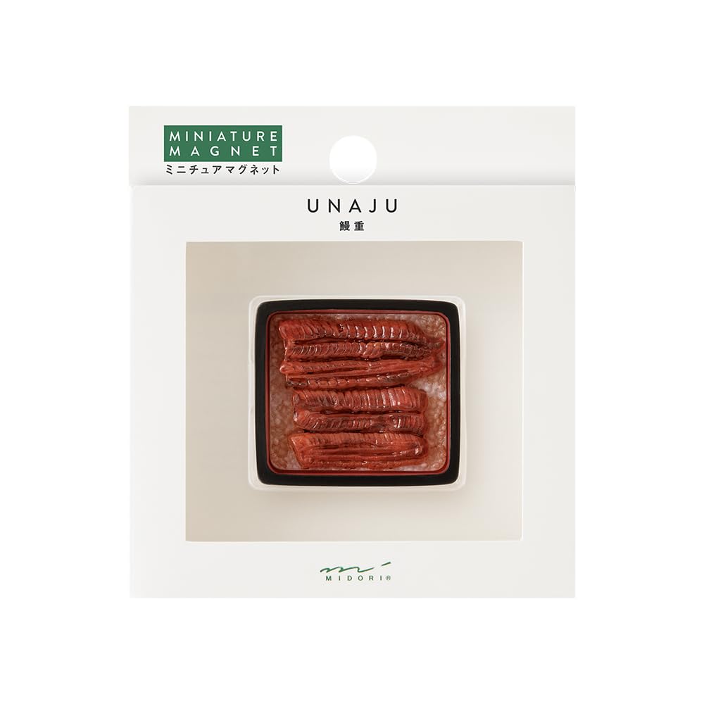 Midori 1 rice 43413006 Magnet, piece, Unagi-ju (eel bowl) pattern,