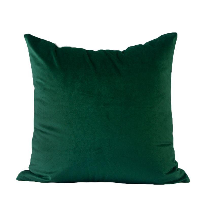 

Retro Green Series Soft Outfit Model Room Fabric Craft Pillow Dark green 30x 50cm pillowcase waist pillow only