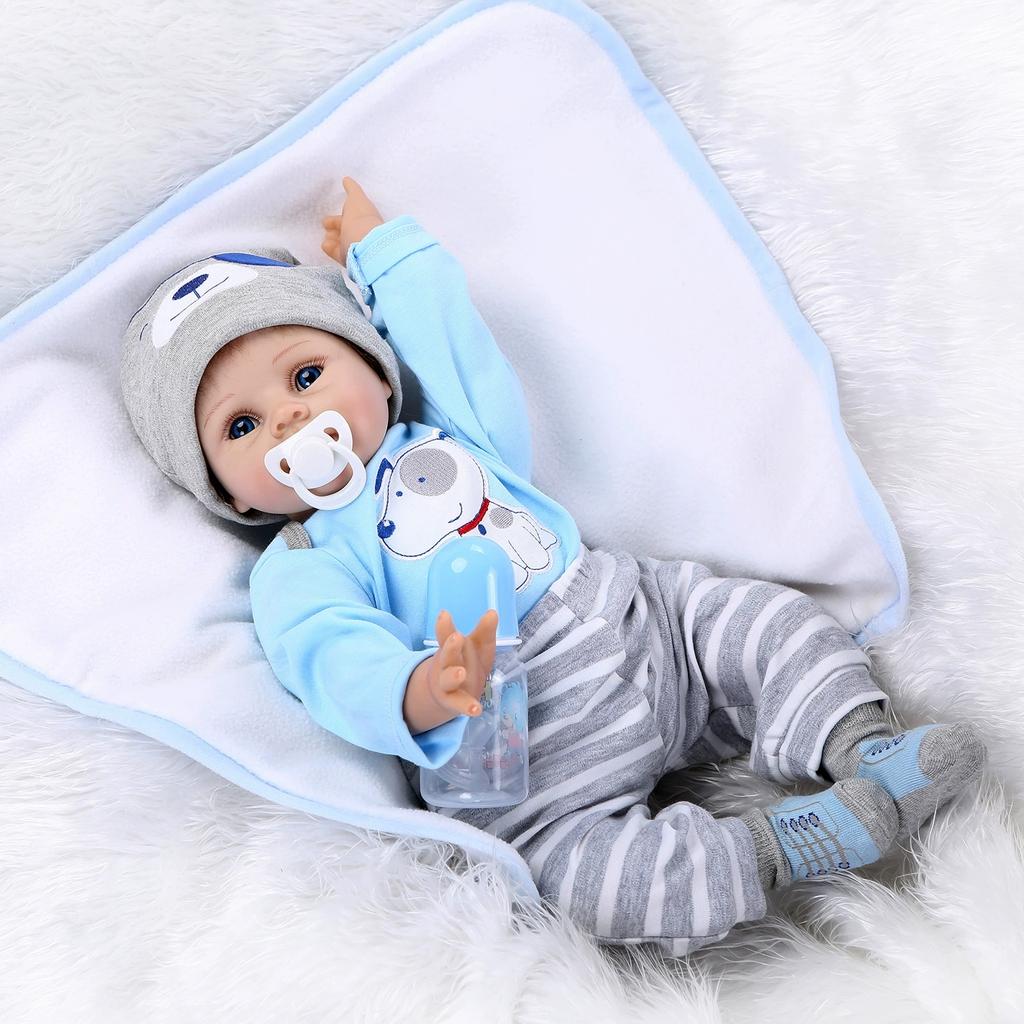 Bebe Reborn silicone corpo intero 48 CM Realistico Bella bambola giocattolo per bambini Principessa Baby Doll per ragazza Festa dei bambini Regali di compleanno