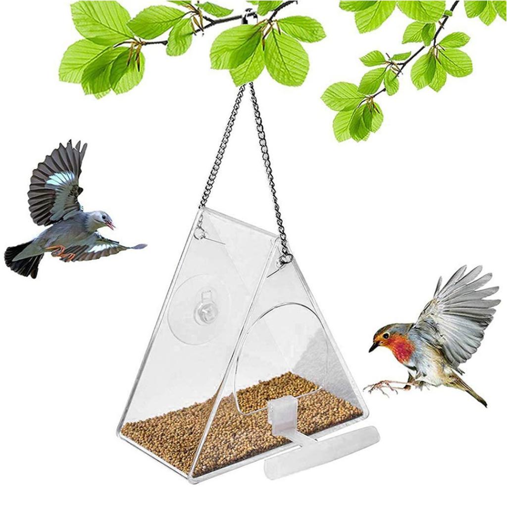 Outdoor Bird Feeder Outdoor Acrylic Windbreak Ball Bird Feeder