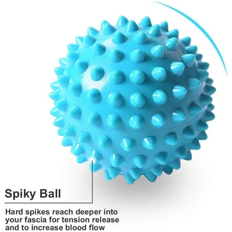 Massage Ball Plantar Fascia Ball, Muscle Relaxation Exercise Ball Handball Plantar Peanut Meridian Ball