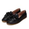 Leather Ribbon CuShioning 1cm Women S Loafer Bbh151bk