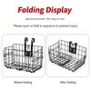 Bike Basket, Heavy-Duty Metal Wire Bicycle Basket with Hooks, Quick Install, Rust-Resistant, Large Capacity for Grocery Shopping Pets Daily Commuting
