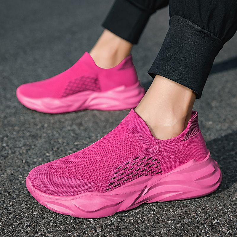 Slip-on Thick Platform Low-Top Male Sports Shoes Unisex Original Fashion Summer Sale Designer Simple Light Men's Casual Sneakers