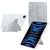 Tablet Case For iPad Pro 12.9 (2022)/(2021)/(2020)/(2018) Y-Fold Stand Glitter Leather TPU Acrylic Clear Cover