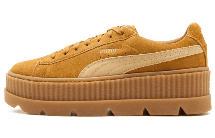 PUMA Cleated Creeper Rihanna Fenty Golden Brown Women s 366268-02 39