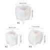 DIY Gießform Geometrische Kerzenformen Silikon Bastelform Anhänger 3D Geometrische Kerzenform Kerzendekorationsformen