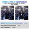 8K HDMI Cable High Speed 48Gbps HDMI 2.1 Hdmi To Hdmi High Definition Video Cable 1m 2m 3m 5m for HDTV Monitor PS4/PS5 Xbox