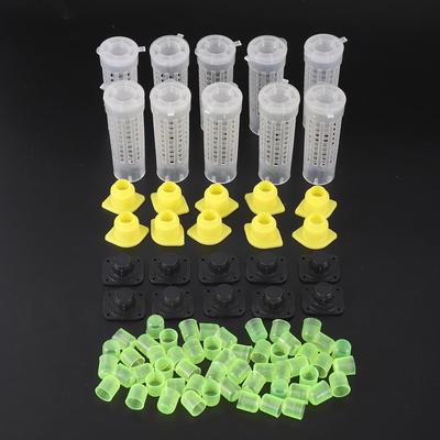 Outils Abeilles Cages Roi Reine Élevage Tasses Système Cupkit Abeille Apiculture Attrapeur Boîte Cellules Tasses Cage Nicot Kit Complet