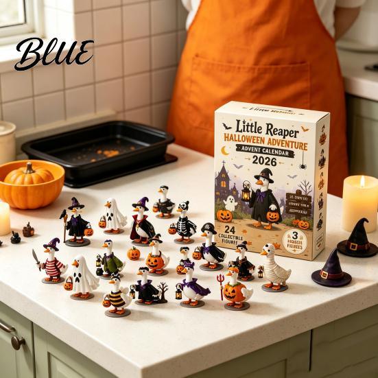 Spooky Season Toys Halloween Advent Calendar 2026 with 24 Horror Ducks Figures  Days of Holiday Surprise Gift for Children Countdown Acrylic