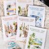 30 Pcs Travel Theme Stickers Pack Aesthetic Decorative Diary Album Scrapbooking Material Handmade DIY Sticker