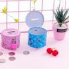 With Iron Lock Cylinder Saving Box Cute Metal Piggy Bank Cartoon Piggy Bank  Collecting Box