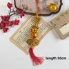 1Pcs 2027 Chinese Goat Year Decor Red Tassel Cute Lucky Hanging Ornament for Spring Festival Housewarming Gift